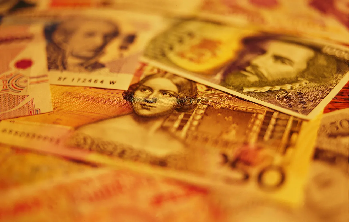 Photo wallpaper money, currency, banknotes