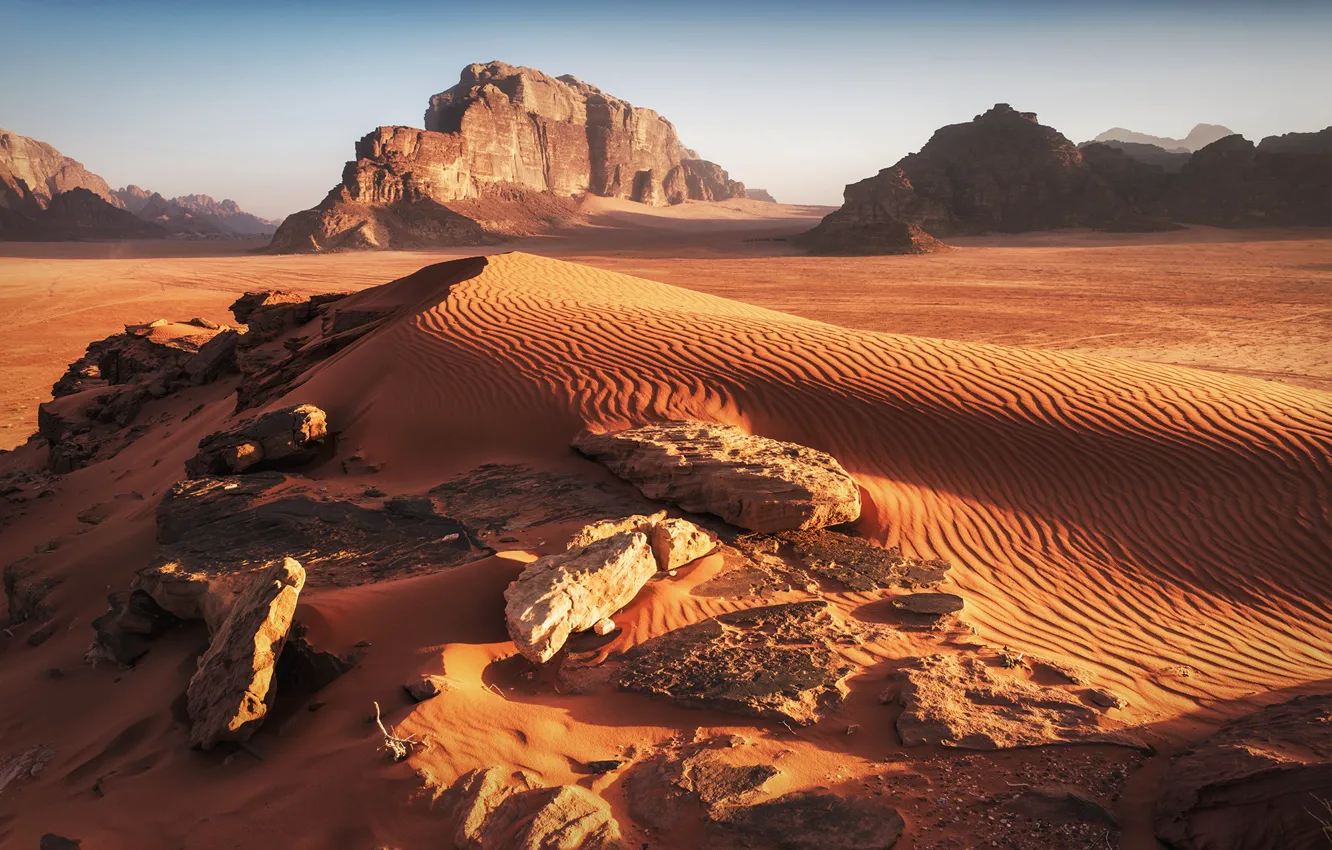 Wallpaper desert, mountains, rocks, Bieganski Patrick images for desktop,  section природа - download