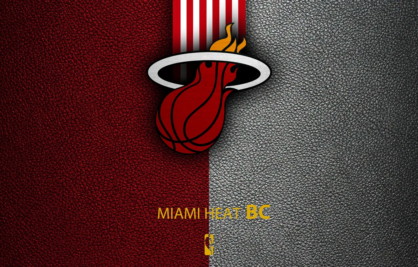 Wallpaper wallpaper, sport, logo, basketball, NBA, Miami Heat images for  desktop, section спорт - download