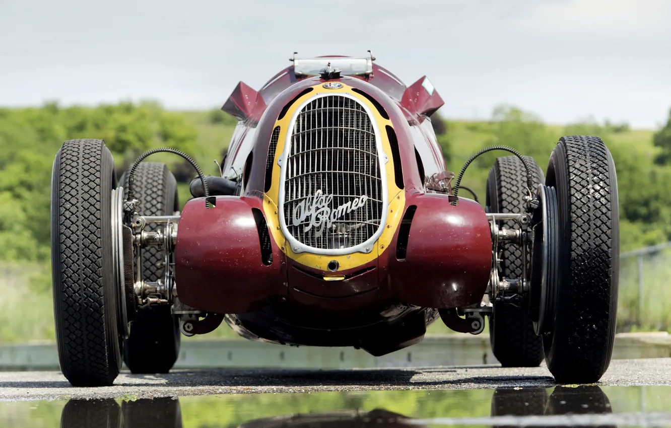 Photo wallpaper Alfa Romeo, Classic, Scuderia Ferrari, Grand Prix, 1935, Classic car, Sports car, Alfa Romeo Tipo …