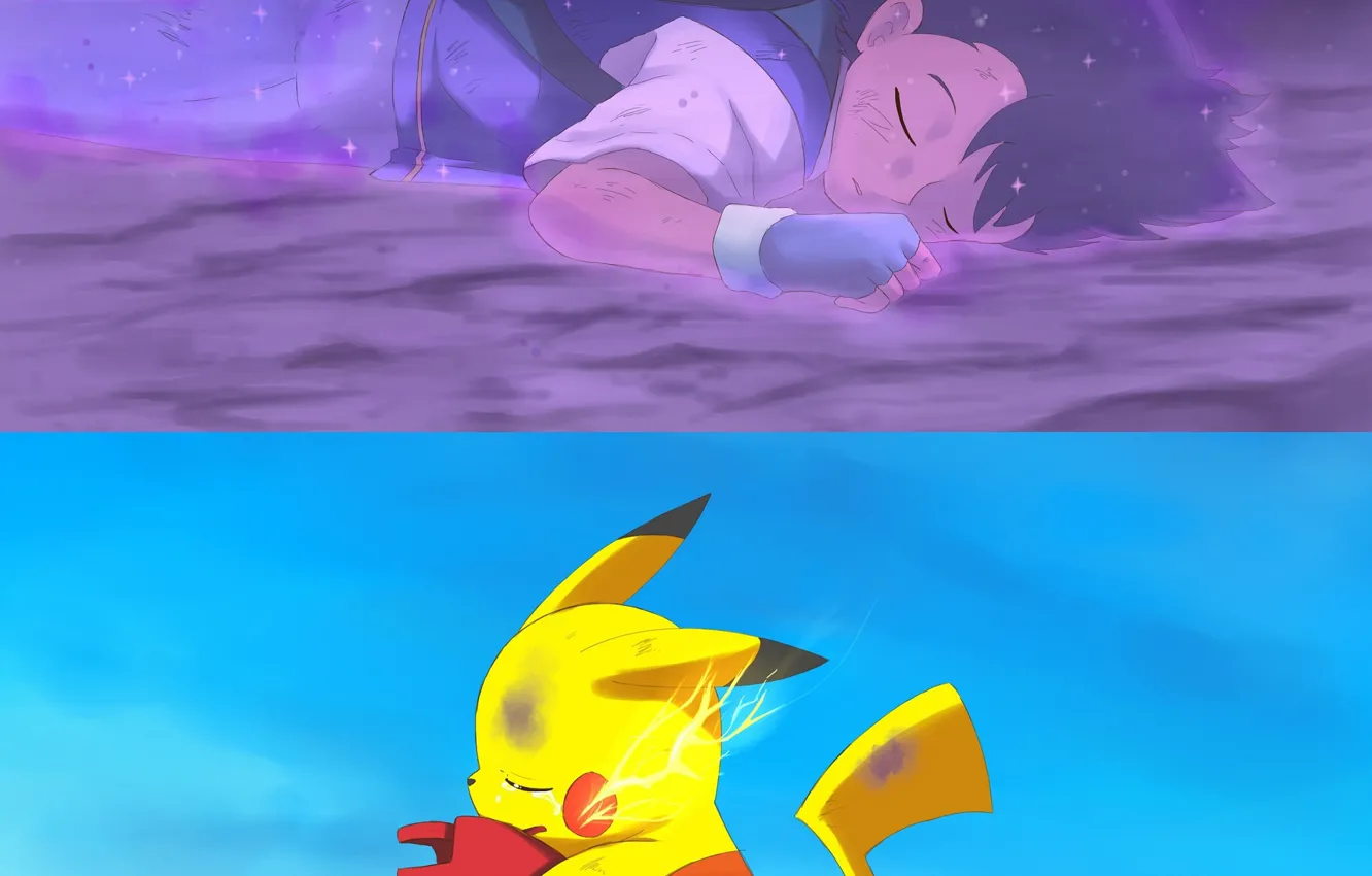 Wallpaper boy, Pikachu, Pokemon