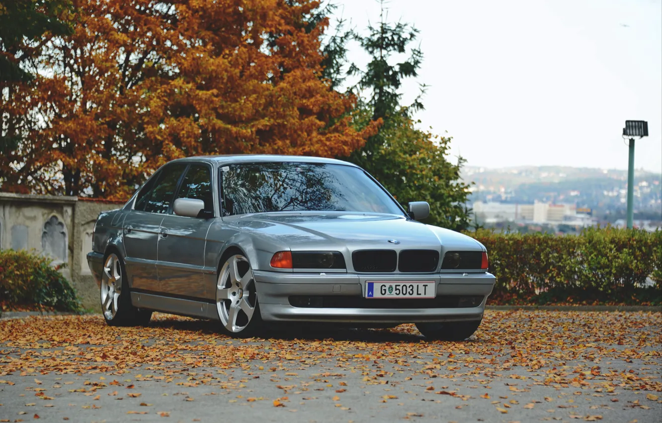 Photo wallpaper BMW, 7-Series, E38
