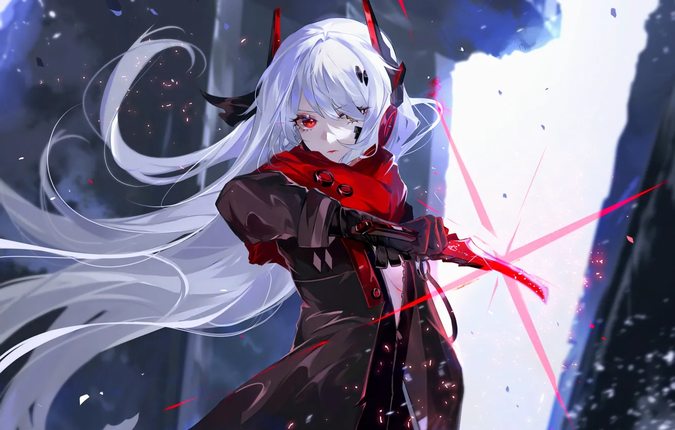 Wallpaper girl, dagger, Alpha, Punishing: Gray Raven, Vardan images for  desktop, section игры - download