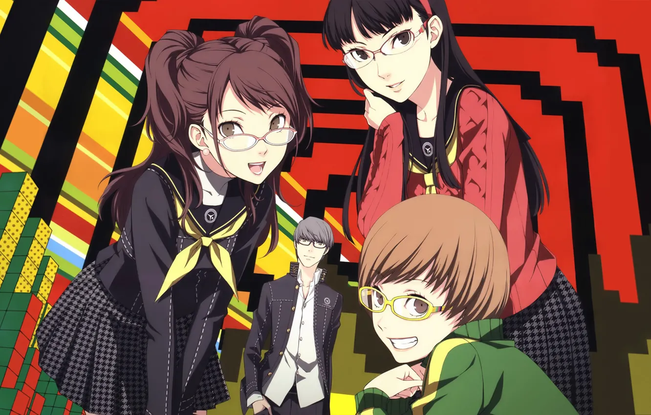 Wallpaper girls, the game, anime, art, guy, characters, Persona 4, Person 4  images for desktop, section сёнэн - download