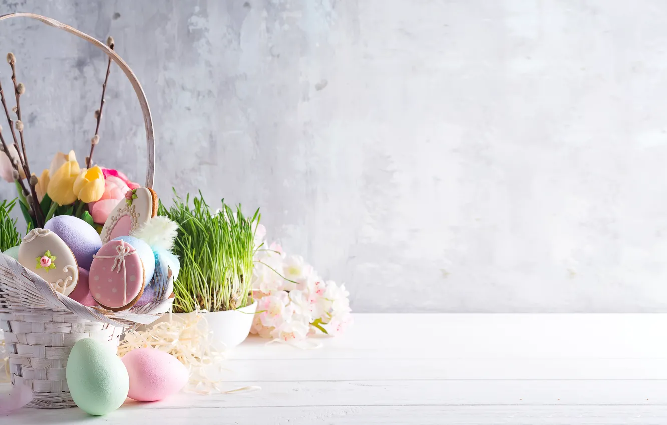 Wallpaper holiday, Easter, Basket, Myfoodie images for desktop, section  праздники - download