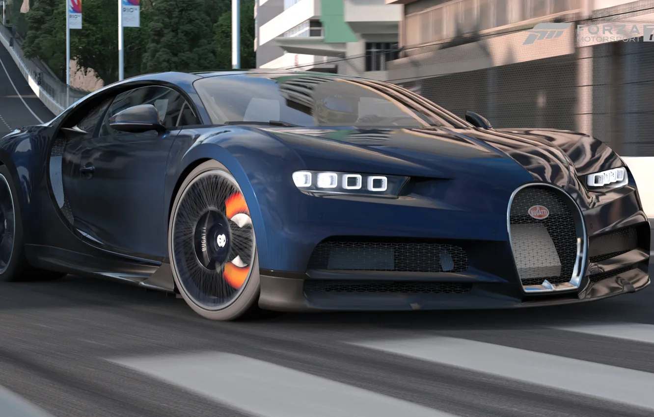 Wallpaper HDR, Bugatti, Car, Hot, Speed, Game, FM7, UHD, Chiron, Forza  Motorsport 7, Brakes, 4K, photography by Tom images for desktop, section  игры - download