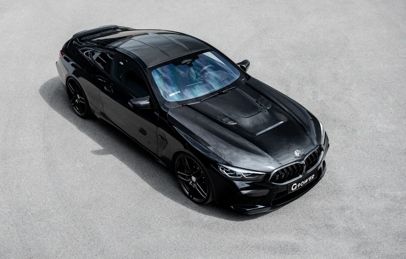 Photo wallpaper black, coupe, BMW, G-Power, Bi-Turbo, 2020, BMW M8, two-door, M8, M8 Coupe, F92, G8M