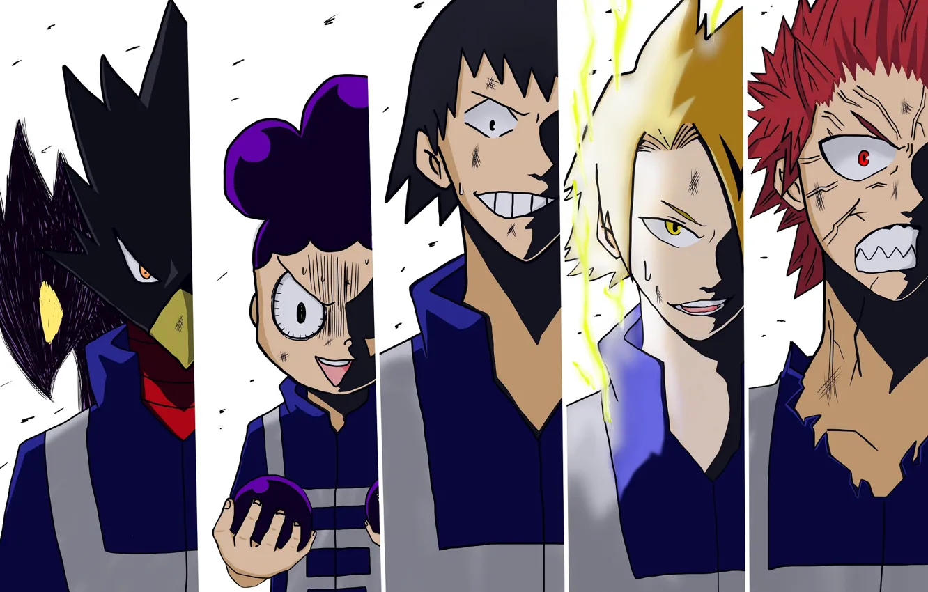 Photo wallpaper collage, guys, characters, My Hero Academia, Boku No Hero Academy, My Hero Academy