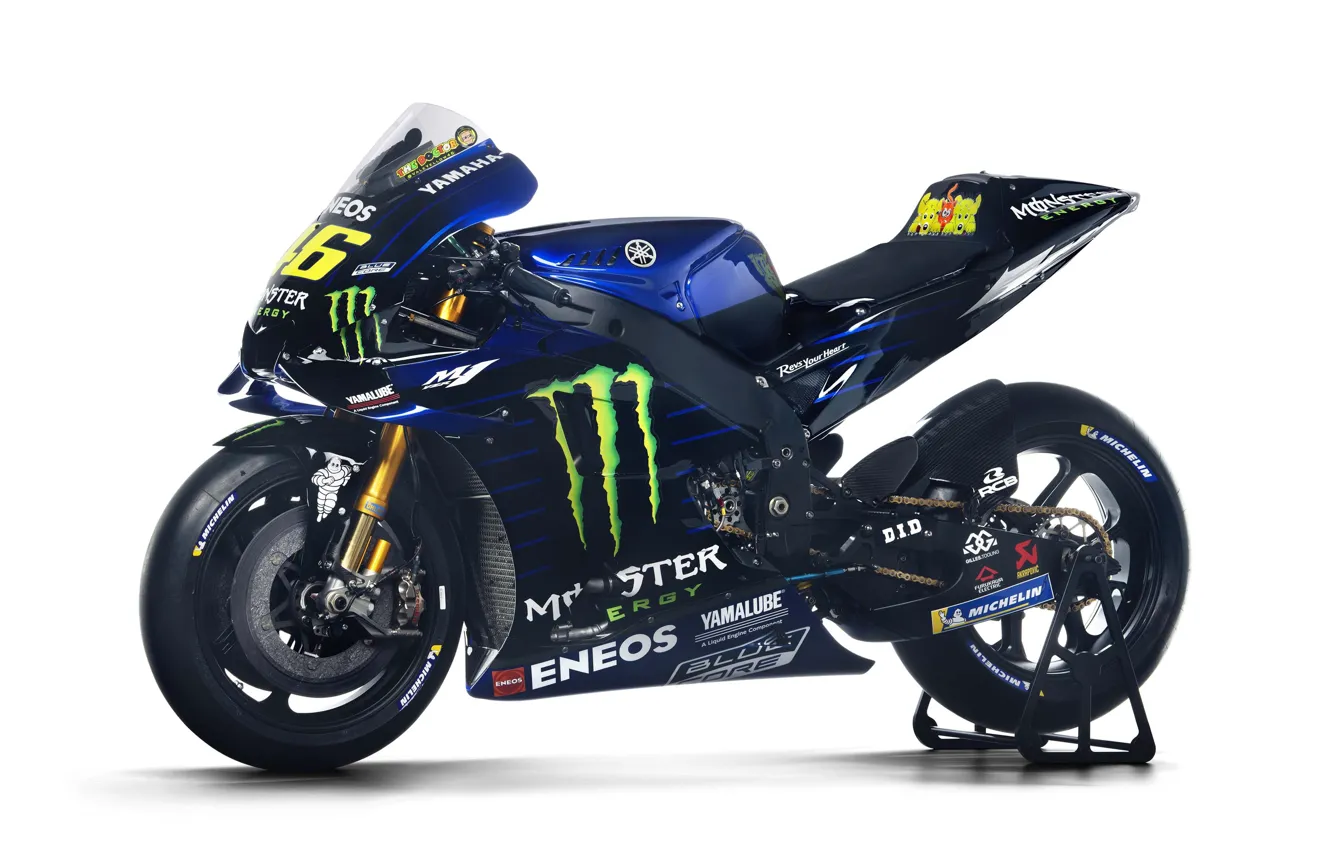 Photo wallpaper Monster Energy, Motorsport, Sportbike, Yamaha YZR-M1