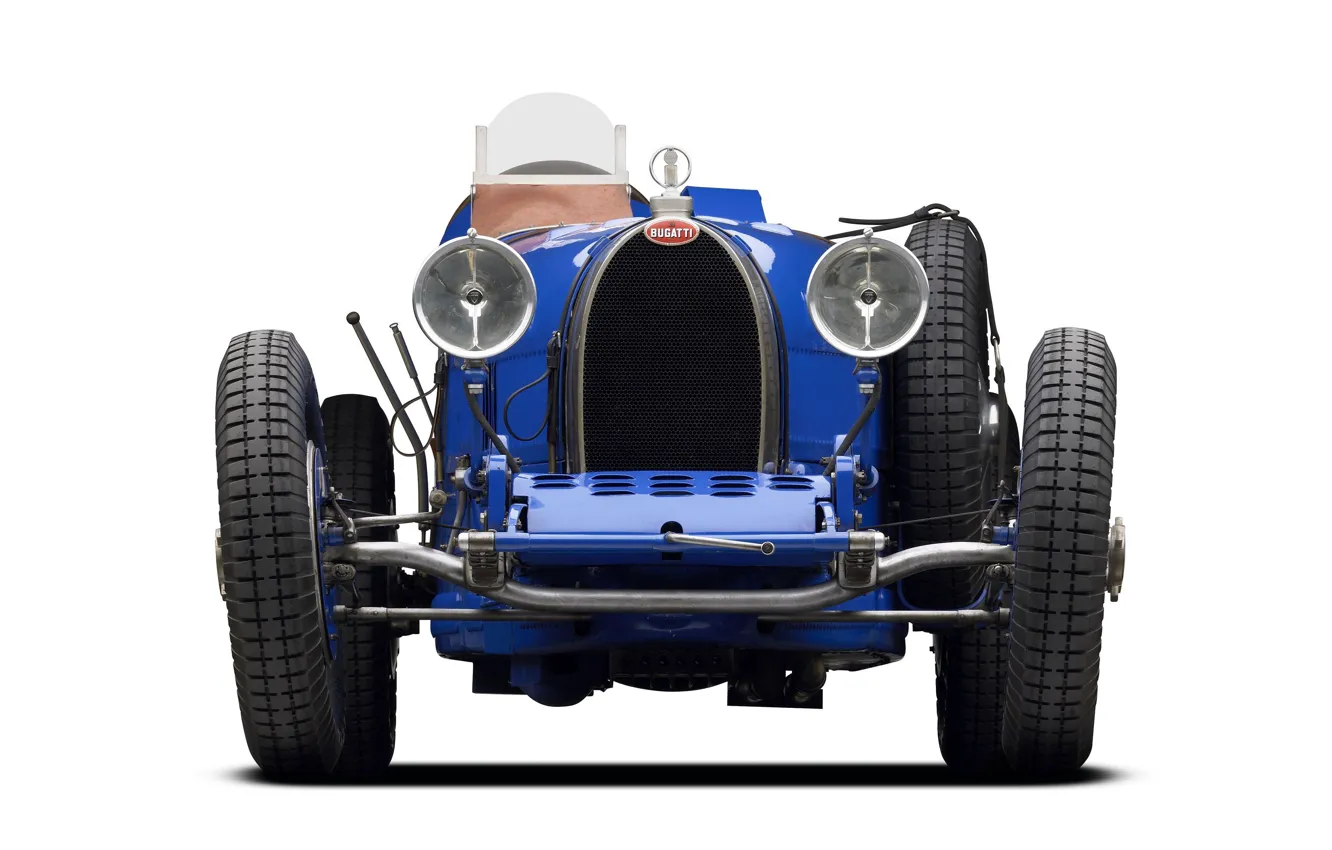 Photo wallpaper blue, retro, 1927, sports car, Bugatti Type 35C