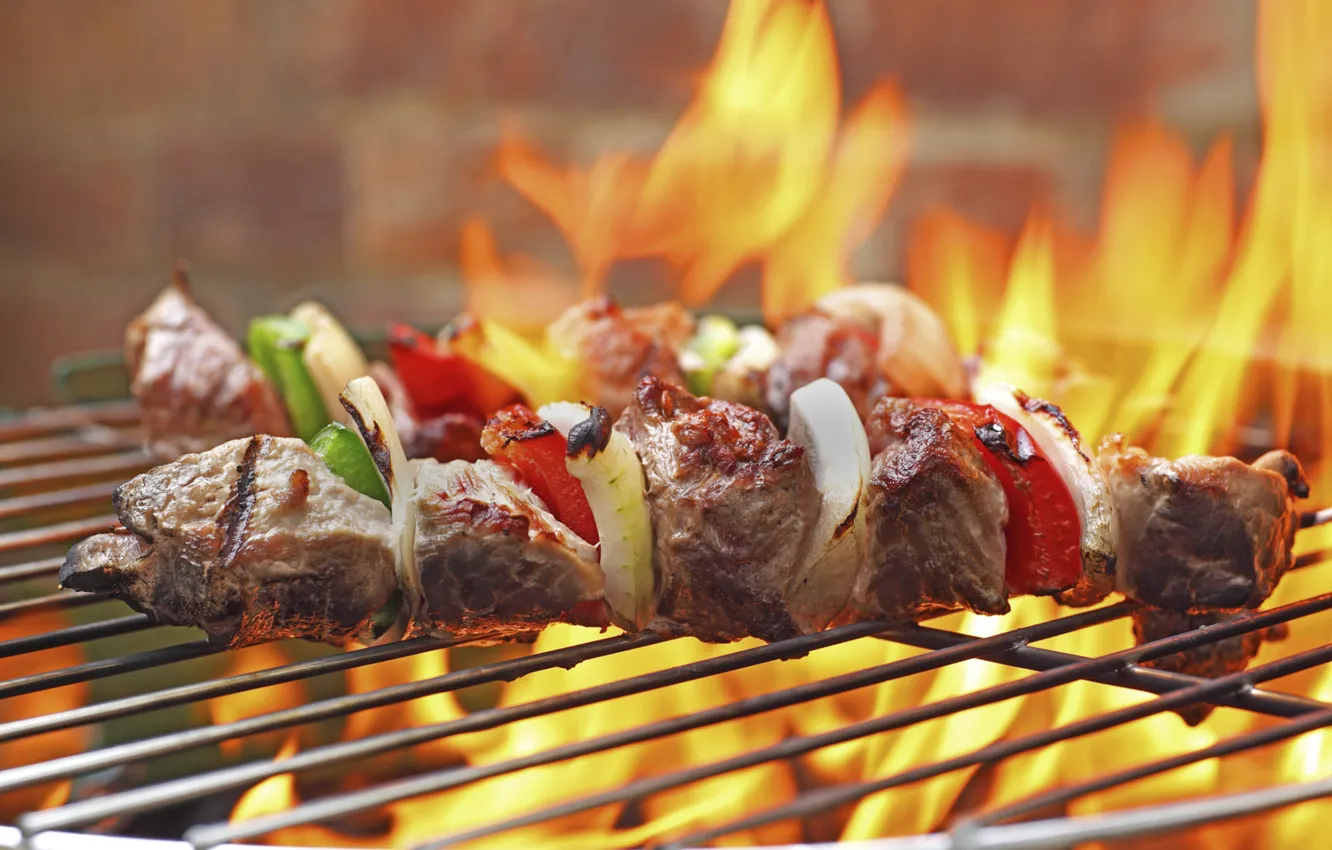 Wallpaper Fire Meat Kebab Grill Images For Desktop Section Eda Images, Photos, Reviews