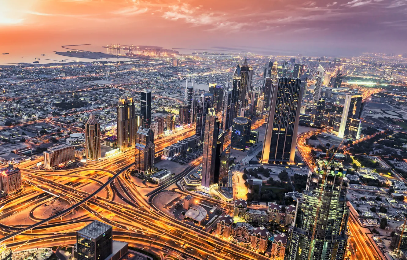 Wallpaper landscape, city, The city, Dubai, UAE images for desktop, section  город - download