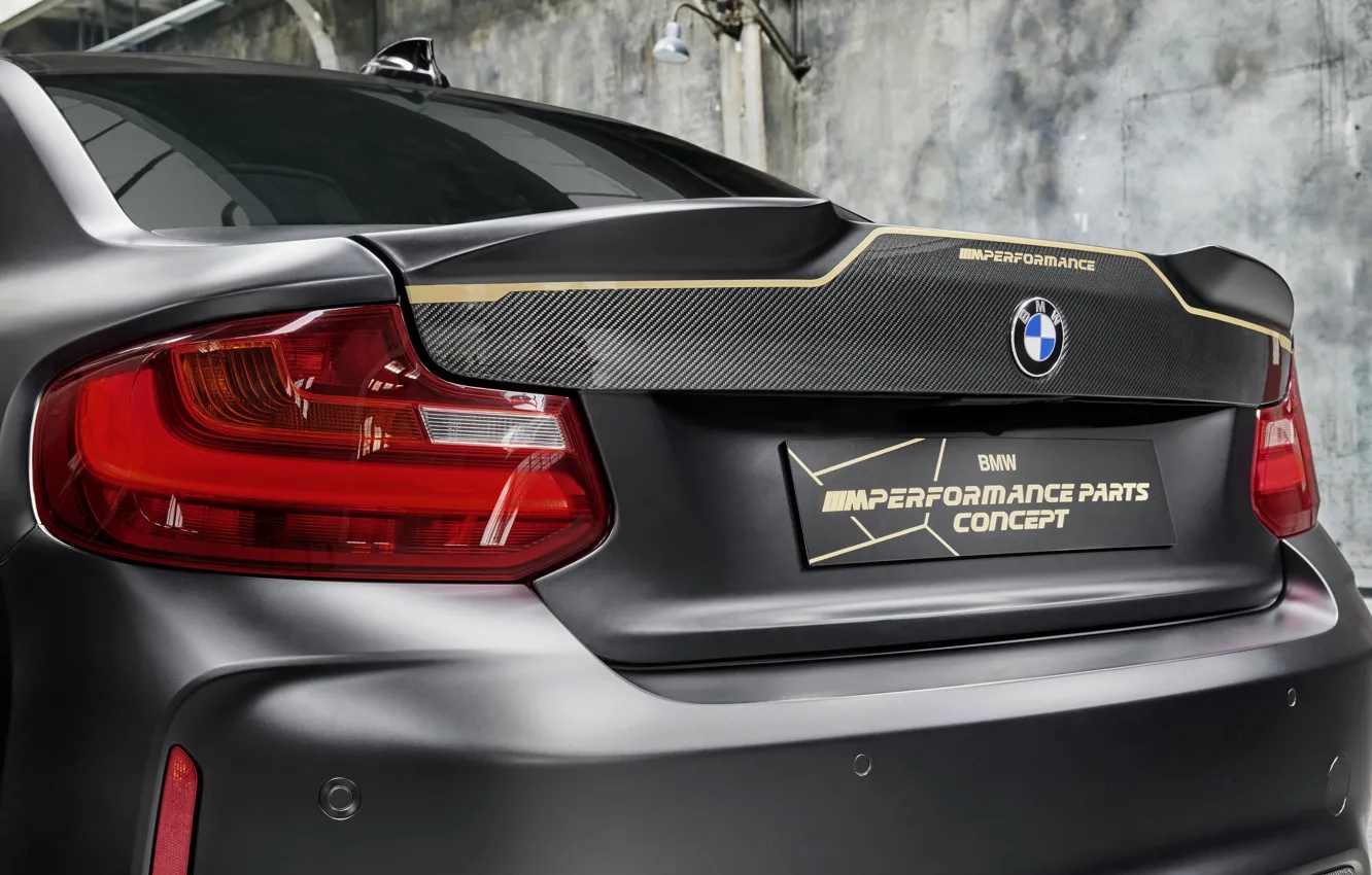 Photo wallpaper BMW, 2018, the rear part, F87, M2, M2 M Performance Parts Concept