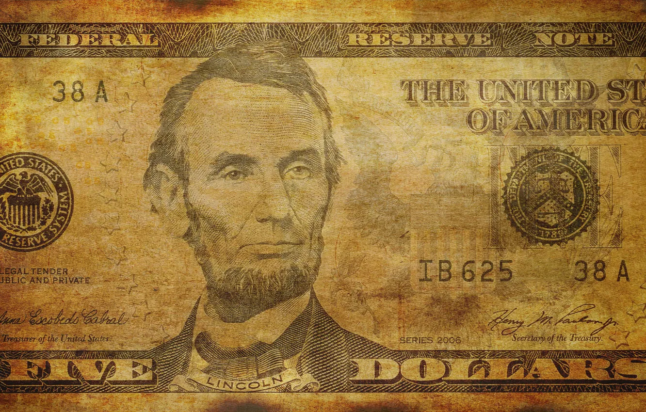 Photo wallpaper money, dollar, bill