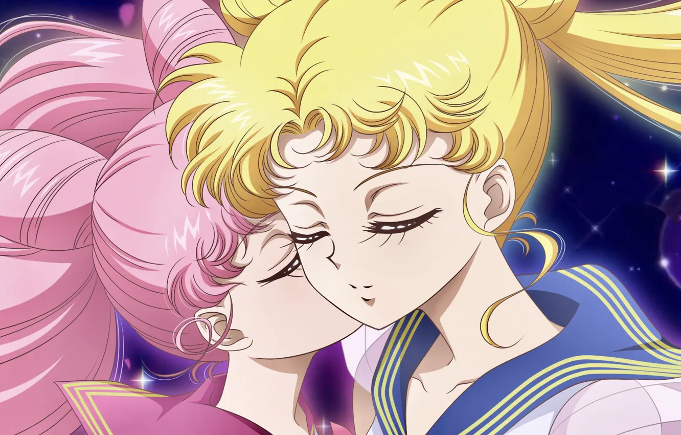 Photo wallpaper Sailor Moon, Chibiusa, Usagi Tsukino, by Sailorcrisis