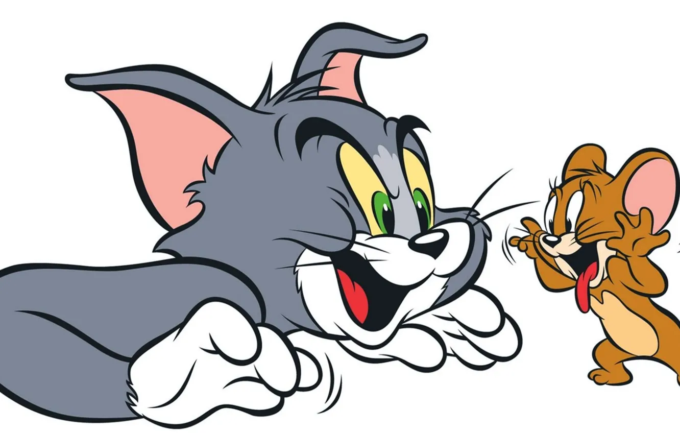 Wallpaper cat, cartoon, mouse, Tom, Tom and Jerry, tom, Jerry, Jerry images  for desktop, section фильмы - download