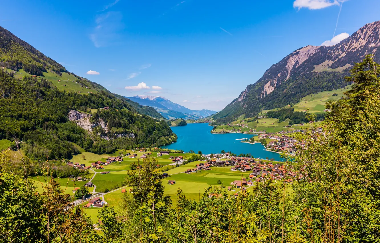 Wallpaper mountains, Switzerland, Brienz images for desktop, section  пейзажи - download
